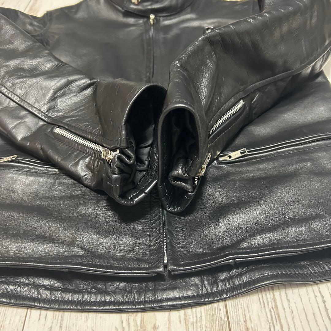 HORN WORKS シングルライダース バッファローレザー Mサイズ