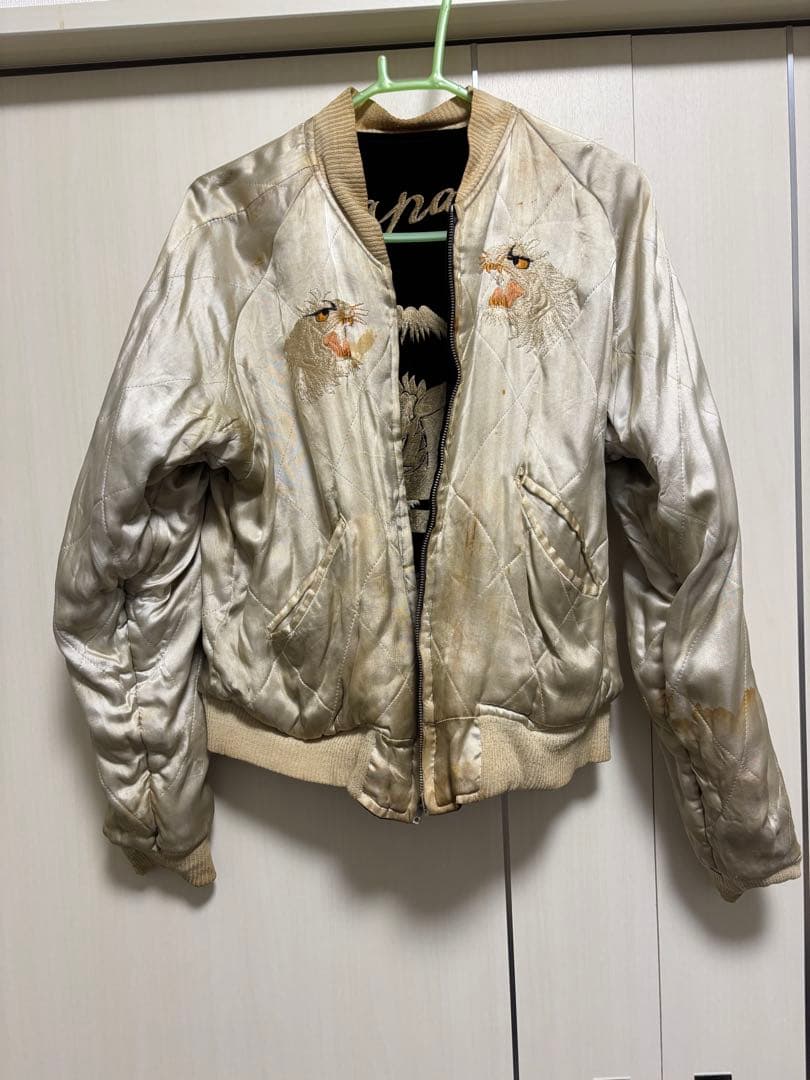 50s ビンテージスカジャン　NO1ジップ