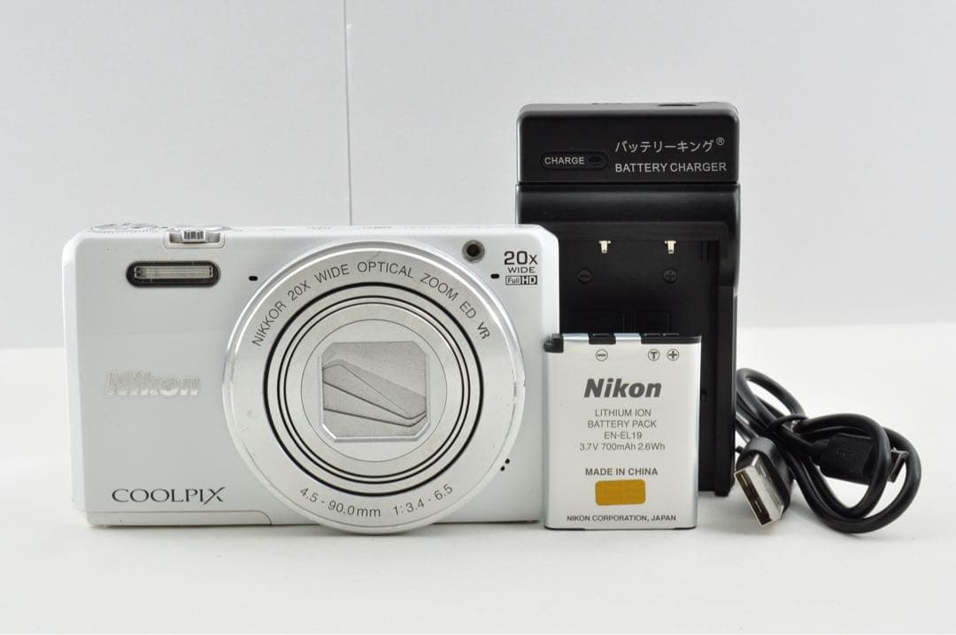 Nikon COOLPIX S7000 ホワイト デジカメ