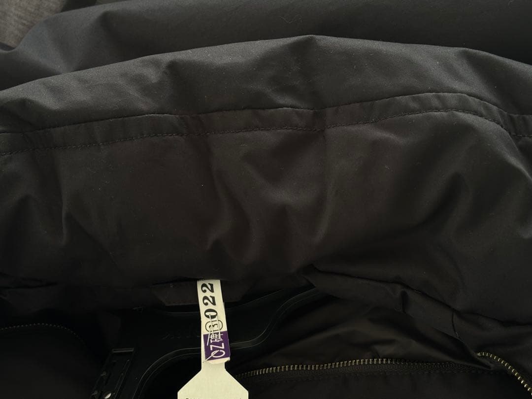 woolrichダウンブラック　クリーニング済