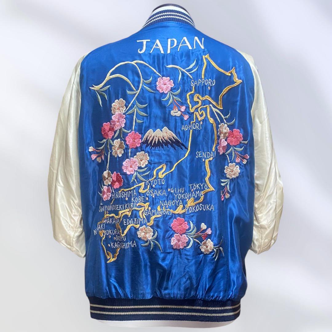 ひ*た様 【両A面】テーラー東洋スカジャンリバーシブル龍 × JAPANマップ