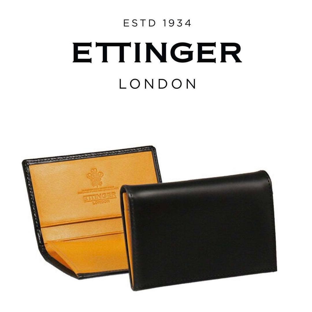 【未使用品】エッティンガー カードケース（名刺入れ） ブラック×イエロー