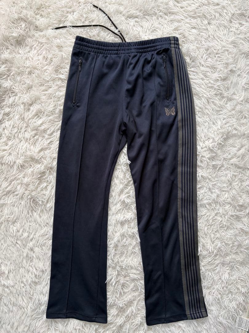 Needles トラックパンツ ネイビー Mサイズ 人気カラー ナロータイプ