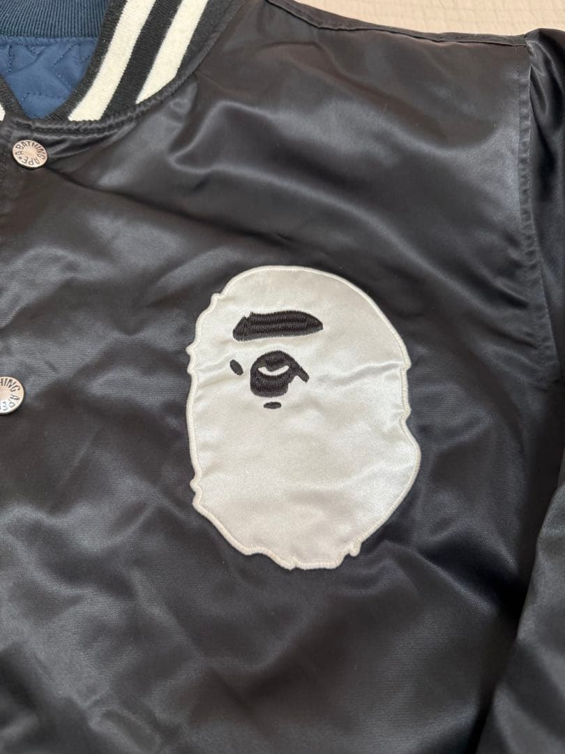 APE リバーシブル　スタジャン　ジャンパー　サイズXL エイプ　ベイプスタ