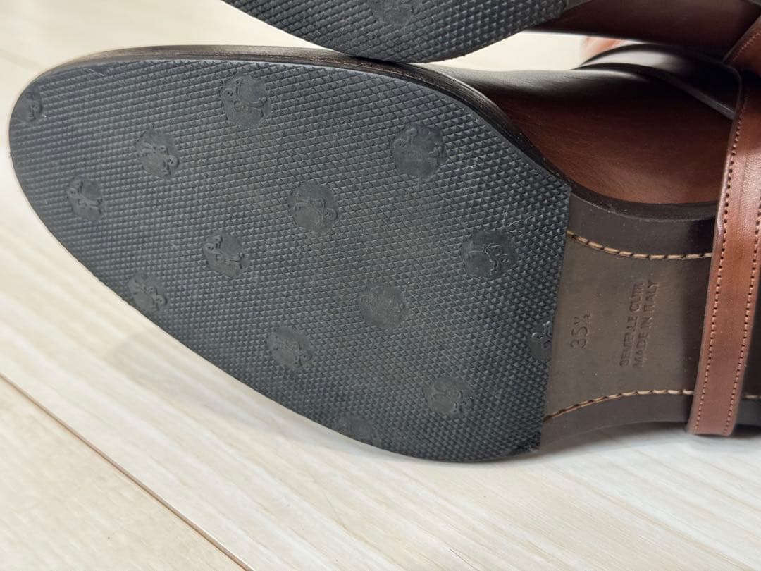 お正月限定価格！SARTORE ジョッキーロングブーツ本革　イタリア製　35.5