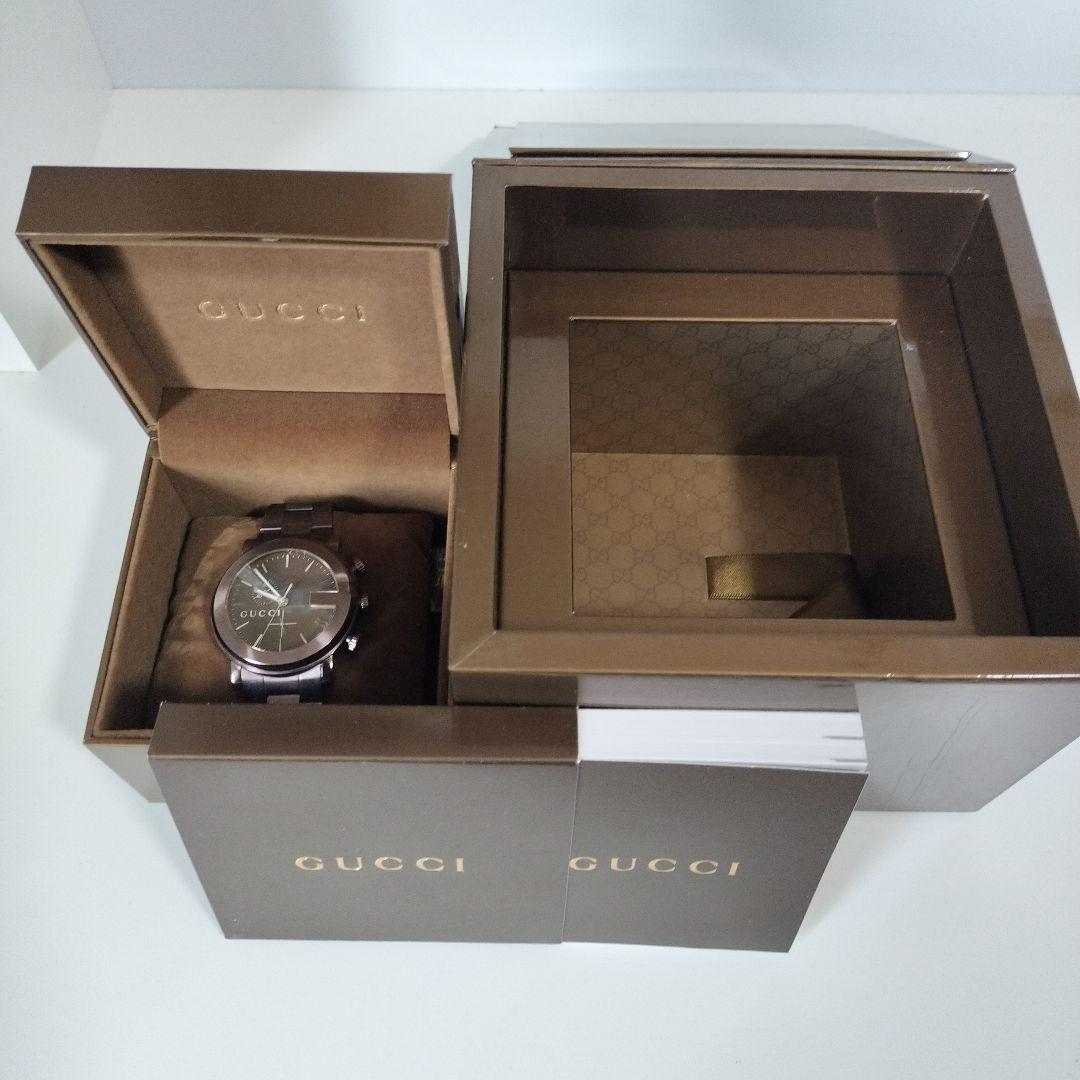 GUCCI ブラウン腕時計