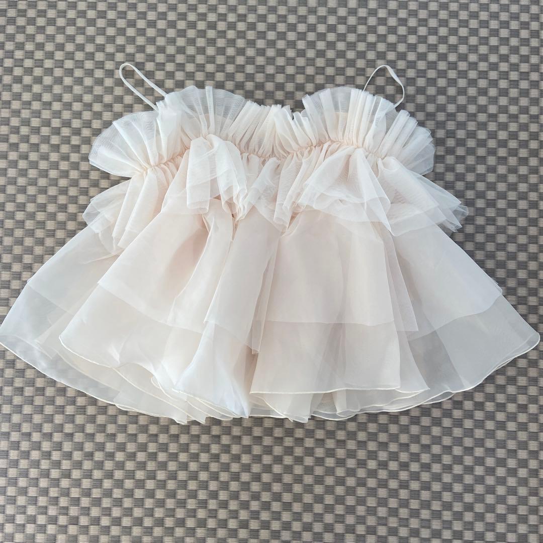 Acka peplum tulle bustier 新品未使用