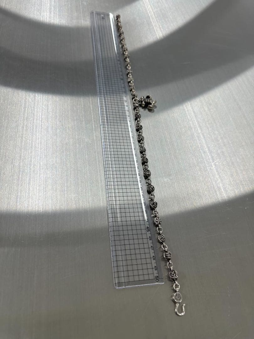 クロムハーツ マルチボールチェーンBSフレア シルバーネックレス