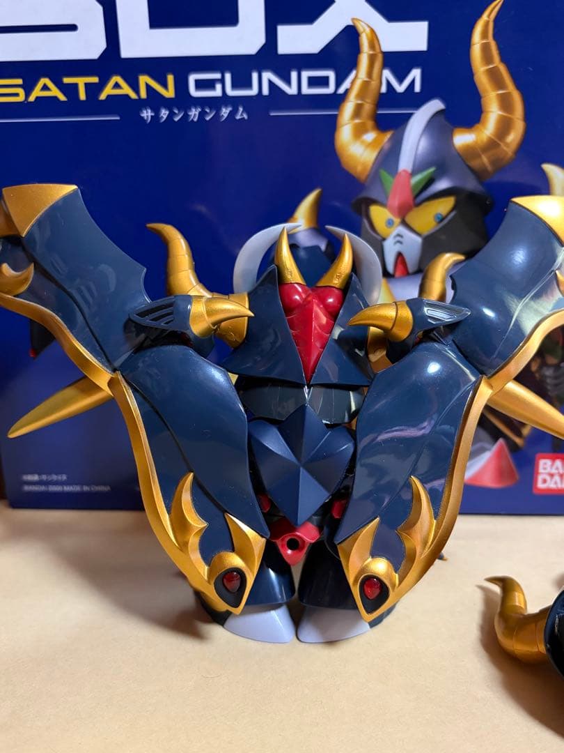 SDXサタンガンダム　開封済み　SDガンダム外伝