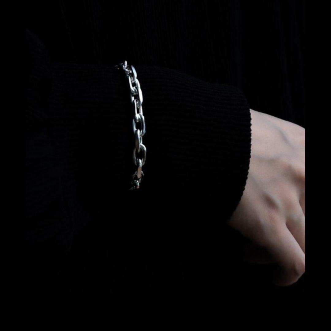 YArKA シルバーチェーンブレスレット