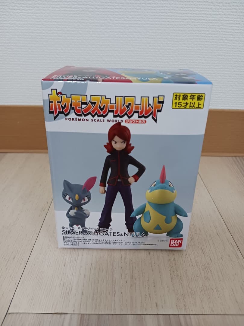 【未開封】ポケモンスケールワールド ジョウト地方 シルバー＆アリゲイツ＆ニューラ