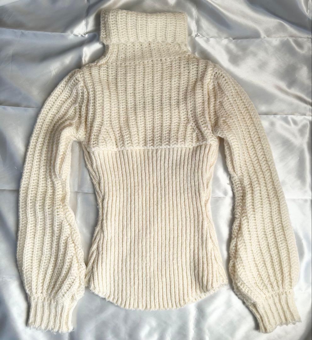 トップス andmary Donna knit tops white