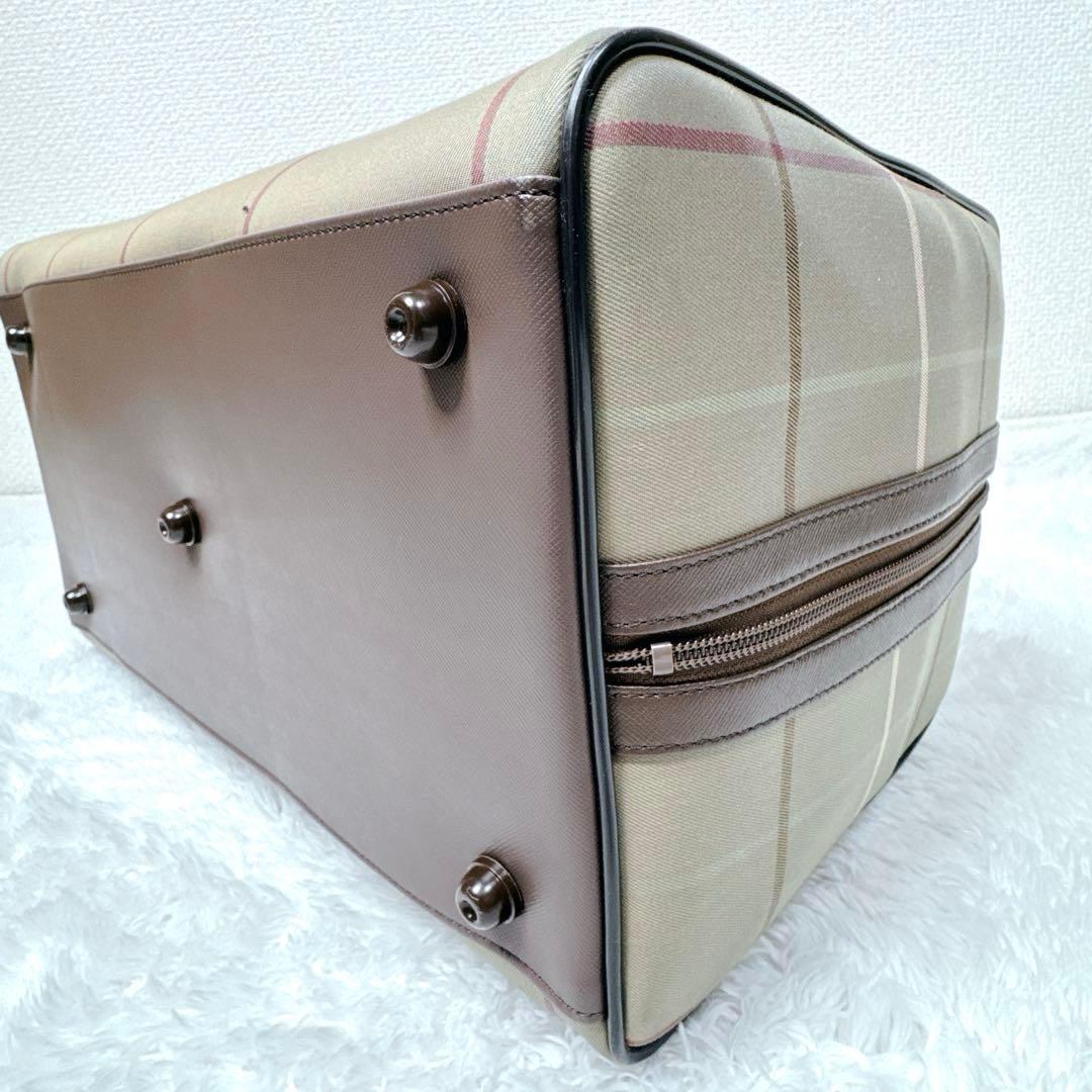 【未使用】Burberrys ヴィンテージ ボストンバッグ 旅行鞄 ノバチェック