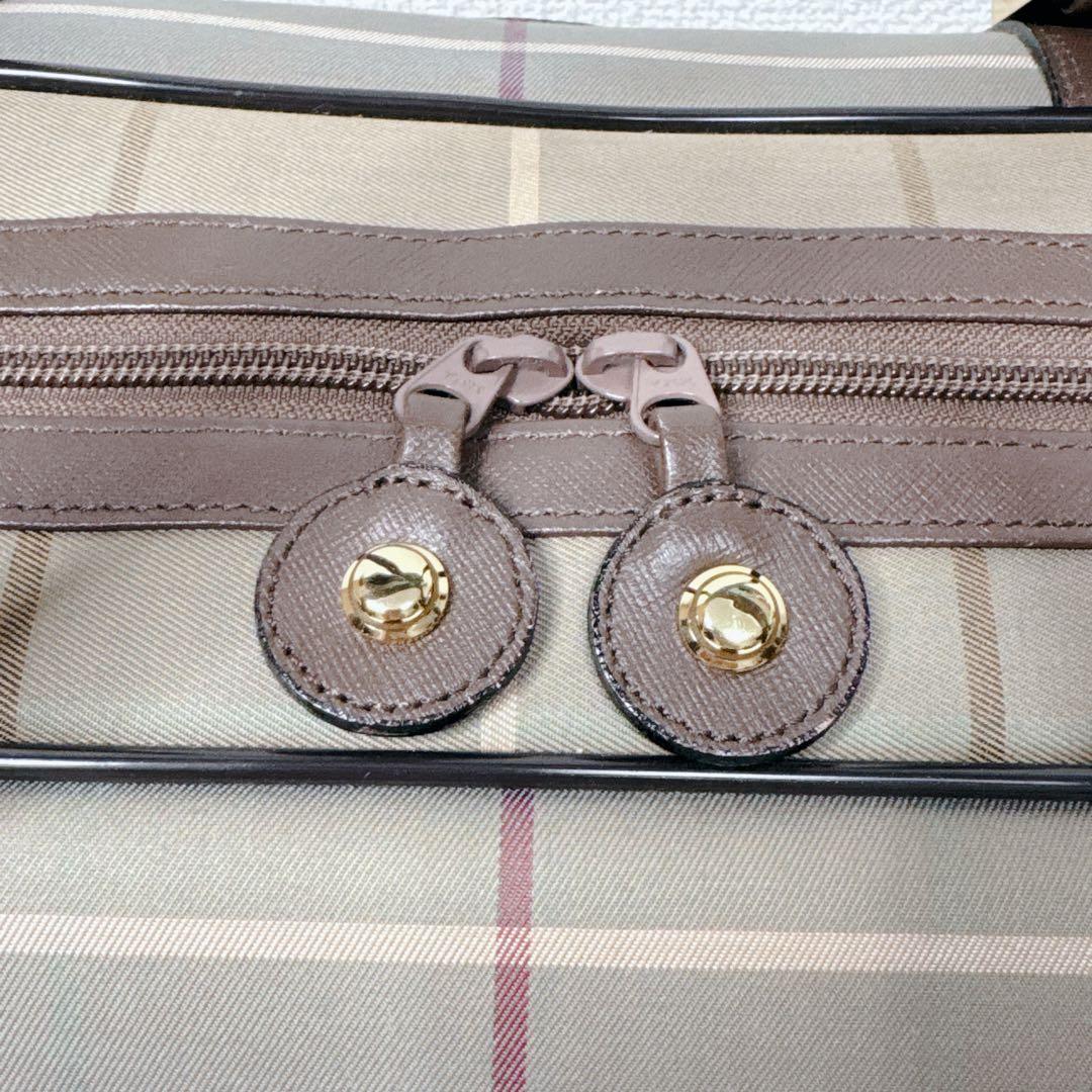 【未使用】Burberrys ヴィンテージ ボストンバッグ 旅行鞄 ノバチェック