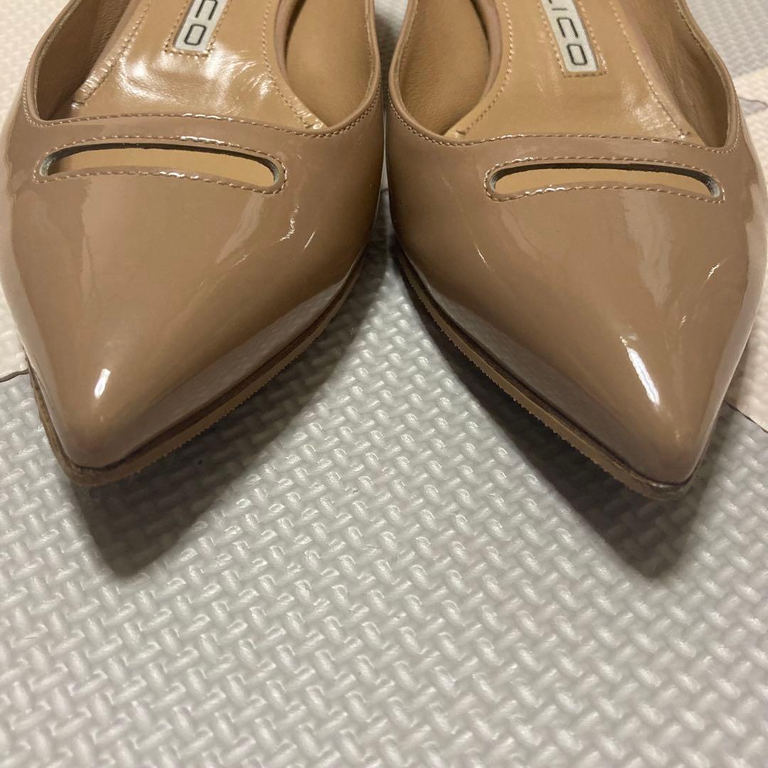 PELLICO ペリーコ 36 アネッリ ポインテッドトゥ パンプス エナメル