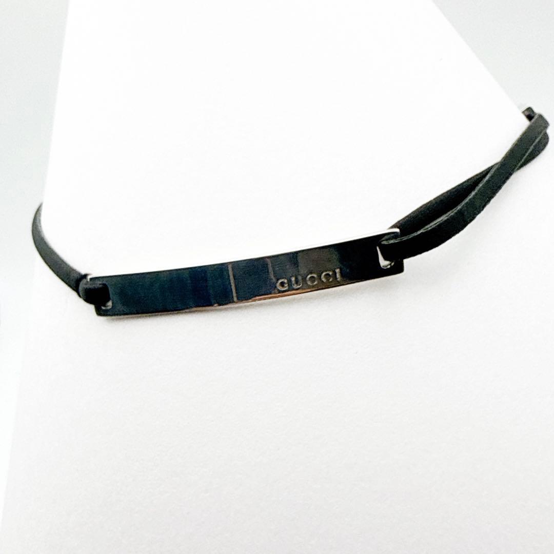 2942-10 保存箱付き✨GUCCI ブレスレット　チョーカー　ネックレス