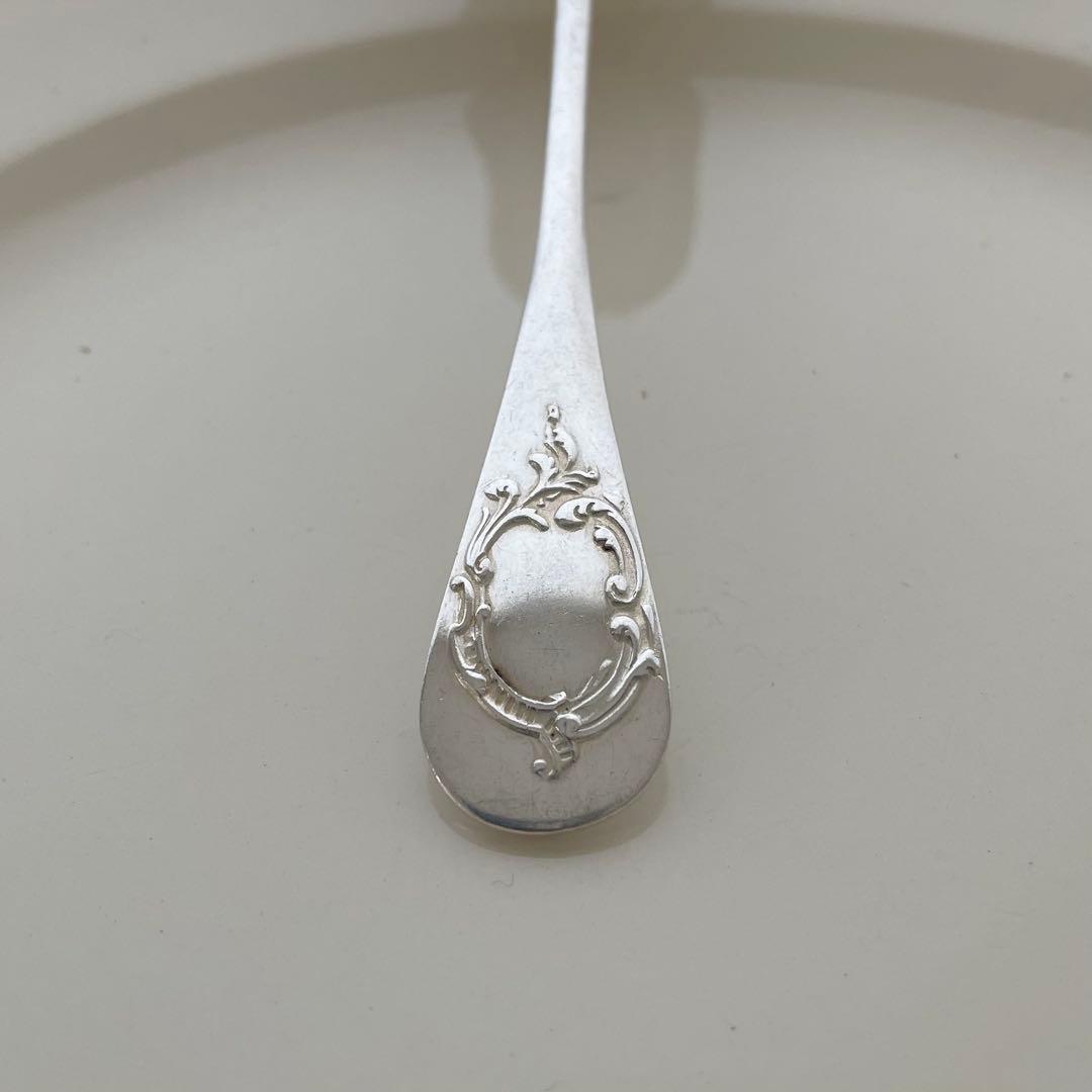 フランスアンティーク エルキューイ シルバースプーン5本セットBaguette