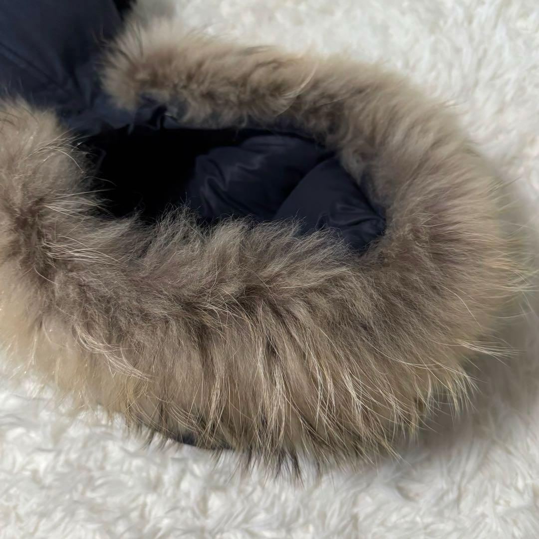 ピレネックス ダウンジャケット グルノーブル レディース 38 ラクーンファー