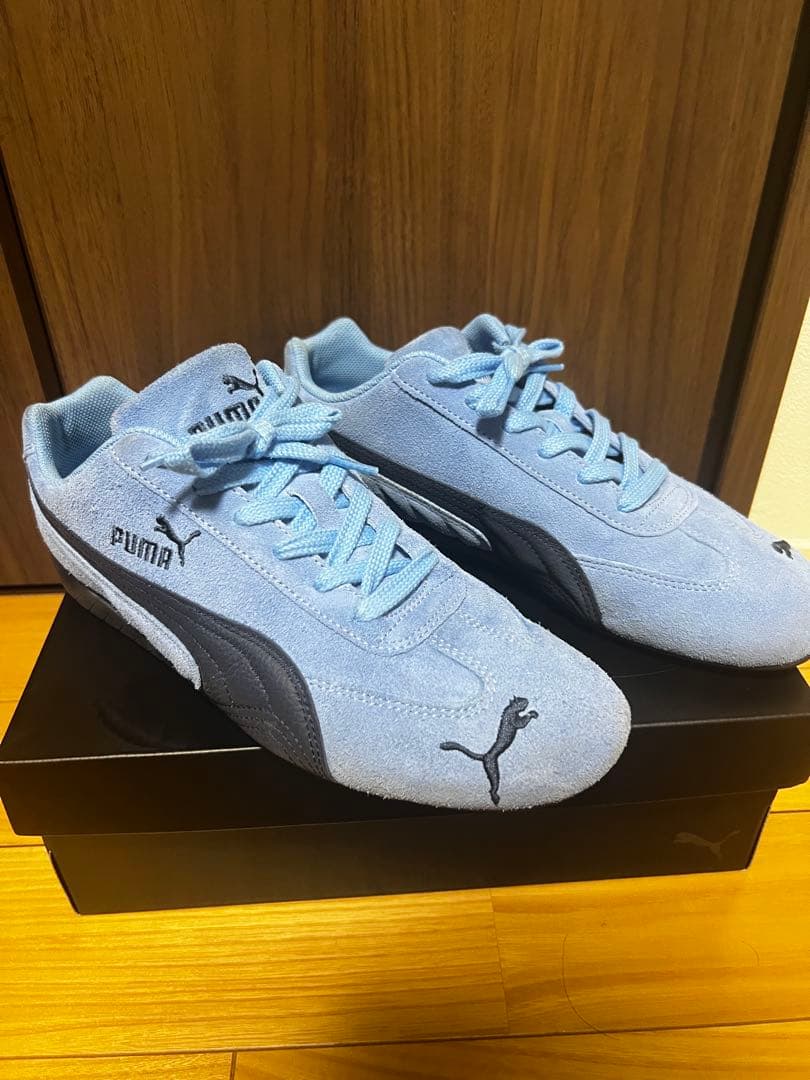 PUMA スピードキャット　スエード 水色　スニーカー