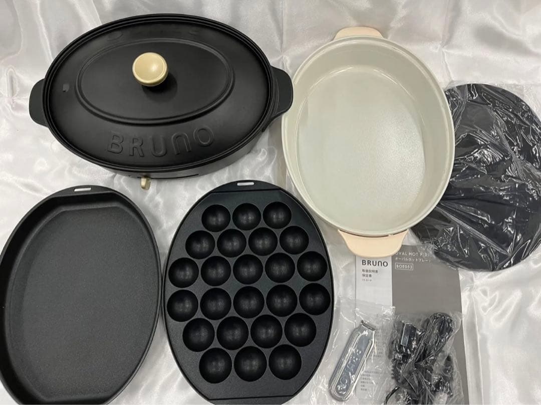 BRUNO ホットプレート/鍋/たこ焼きブラック