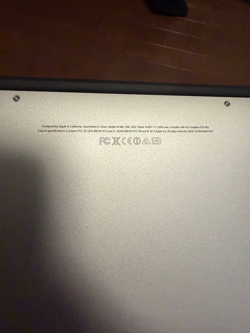 MacBook本体 MacBook Air 2013 A1466