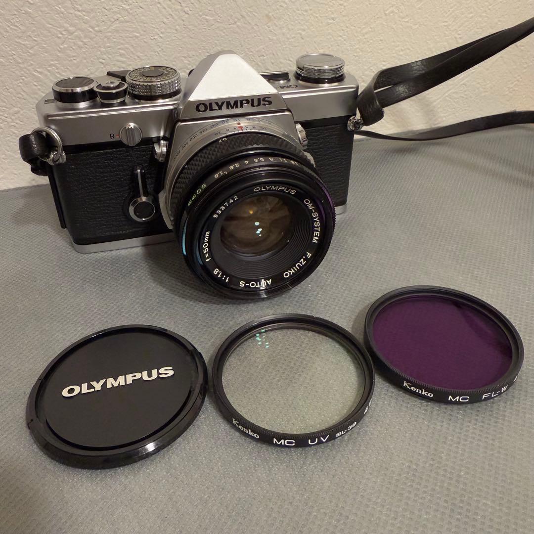 OLYMPUS OM-1 一眼レフカメラ 50mmレンズ付き