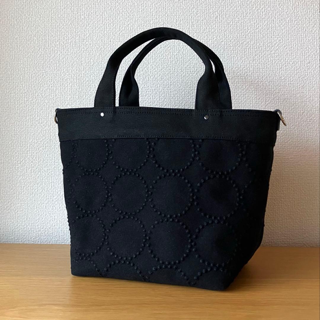 ミニトートバッグ dopタンバリン ブラック