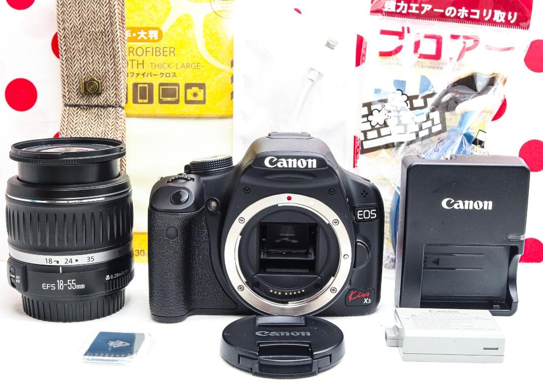 Canon kiss x3❤スマホ転送！❤動画撮影❤軽量&入門モデル❤人気機種