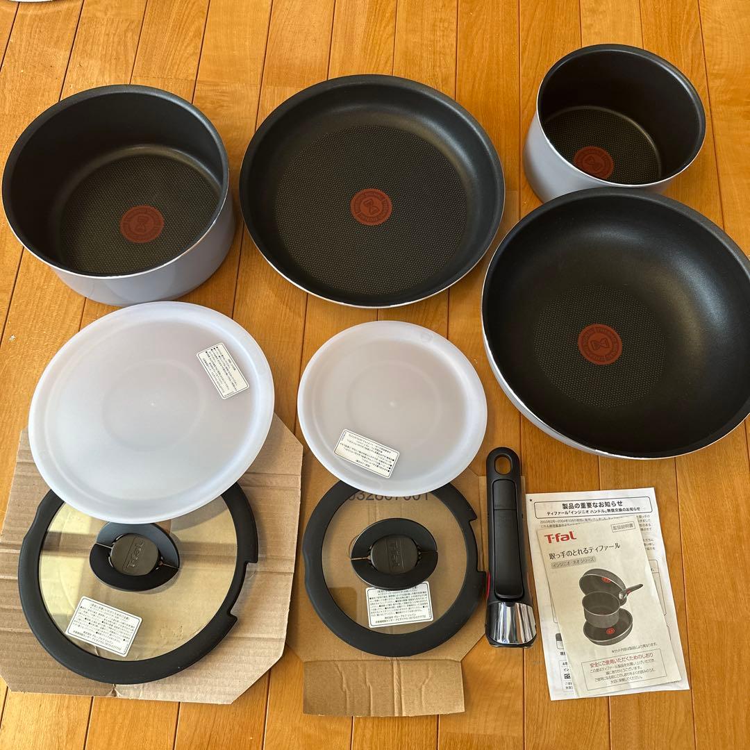 Ｔ-fal インジニオ　ネオ　フレ－ズグレー 9点セット ガス火専用