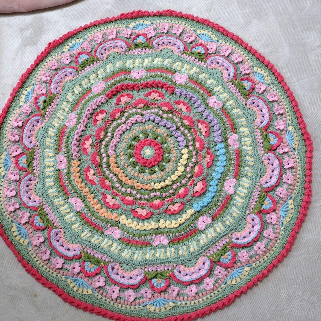 ミュゲ様オーダー専用 フラワーガーデンマンダラブランケット