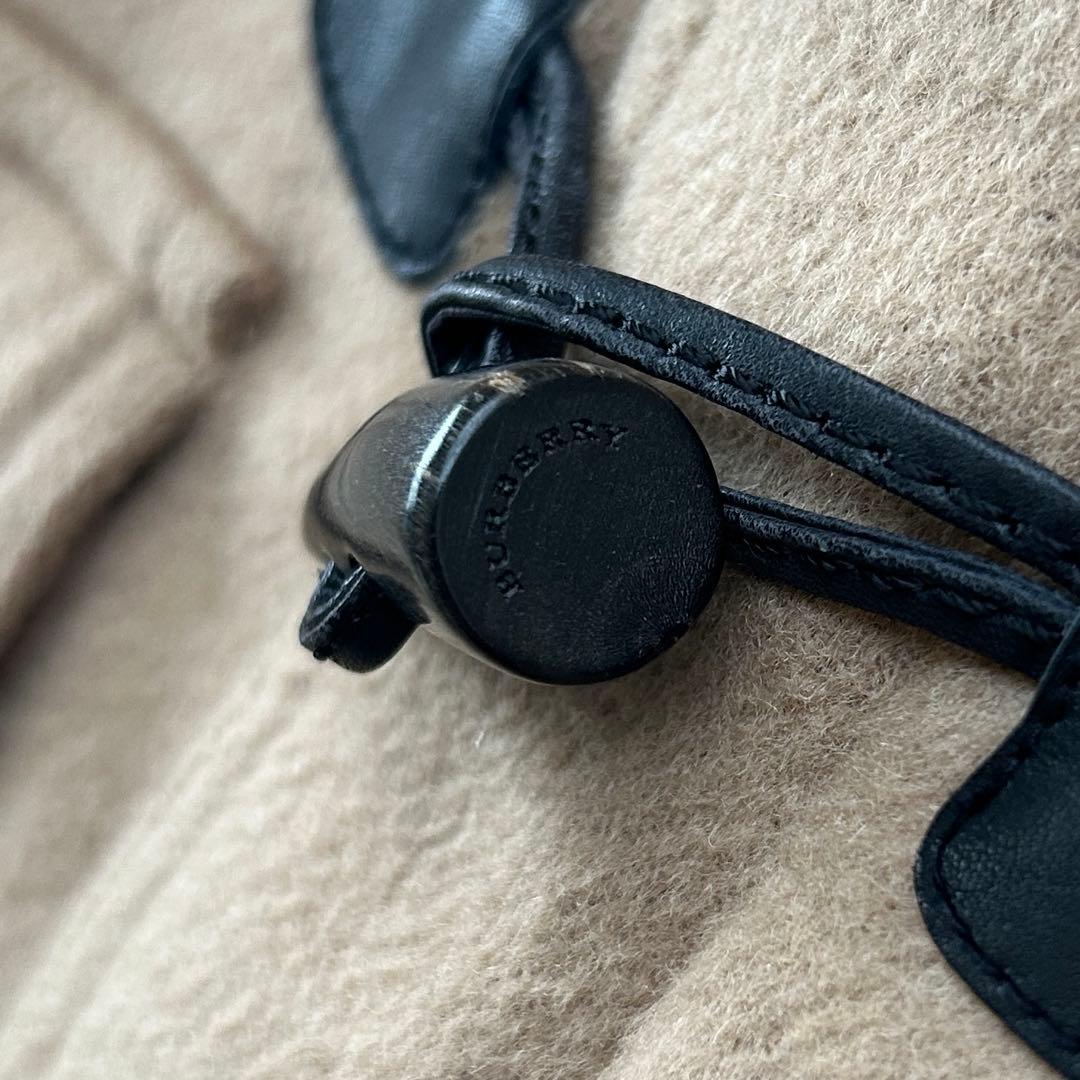 美品 バーバリー ダッフルコート メガチェック ノバチェック ベージュ