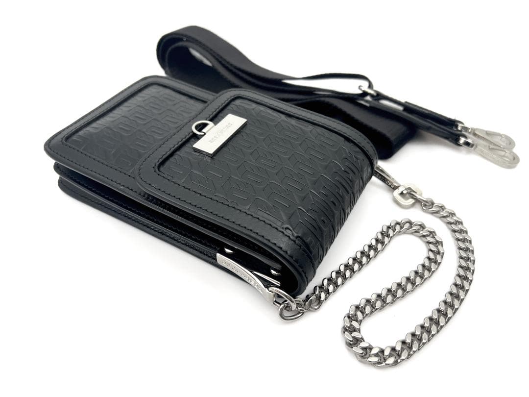 ★美品　DSQUARED2 ディースクエアード 2WAY レザー フォンポーチ★