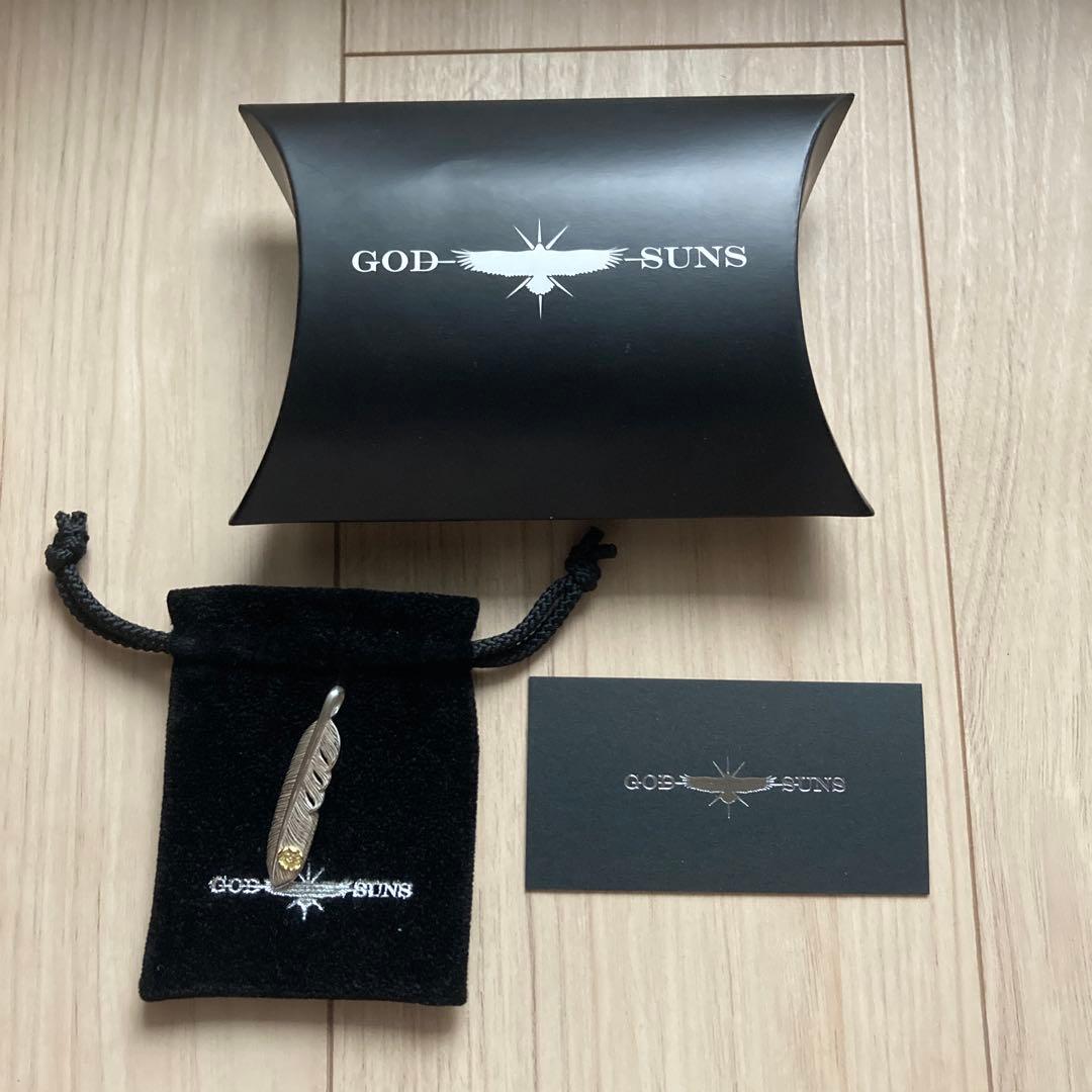 K*n様 【新品未使用】GOD SUNSプレーンフェザーK18ローズメタル付きL