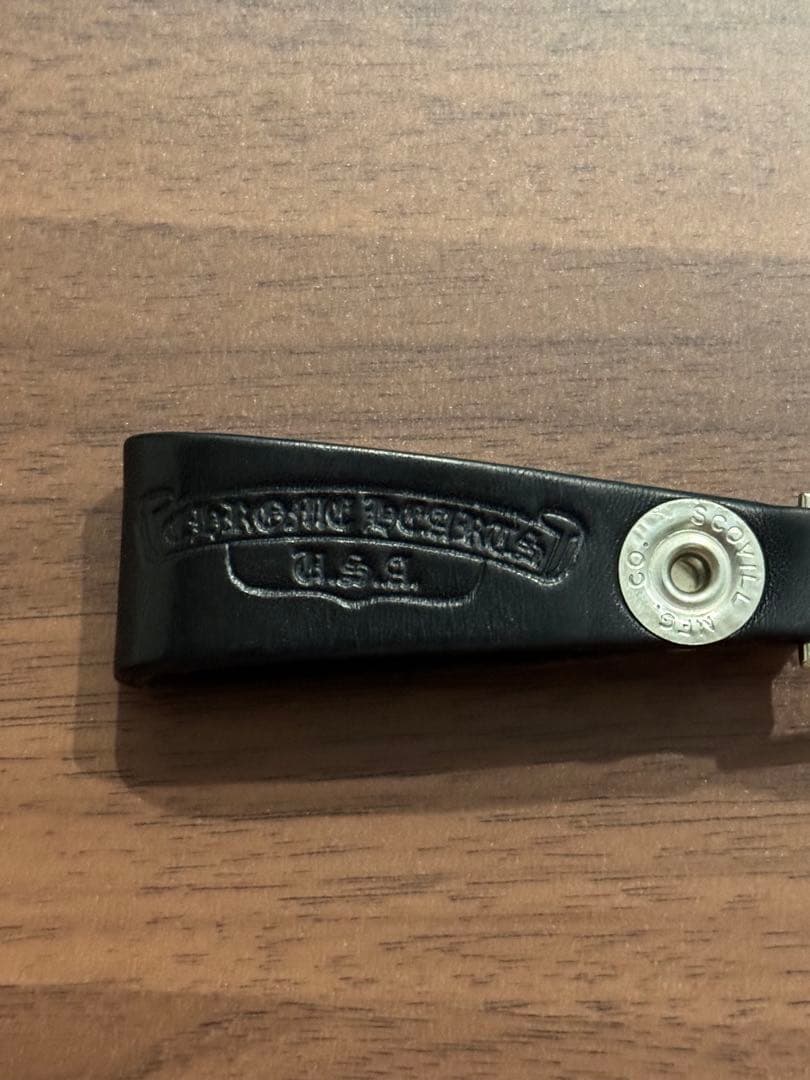 クロムハーツ BELT LOOP クロスボールレザーベルトループ　極美品