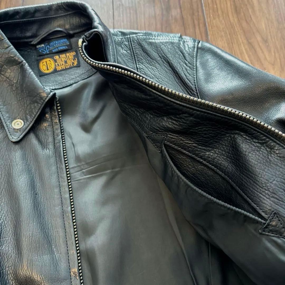 celt&cobraケルト&コブラライダースレザージャケットウルフズヘッドBJC