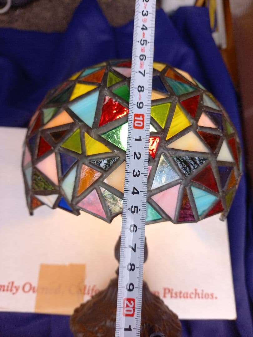 手作り高級品特別使用これ逸品ですよ‼️ステンドグラススタンド