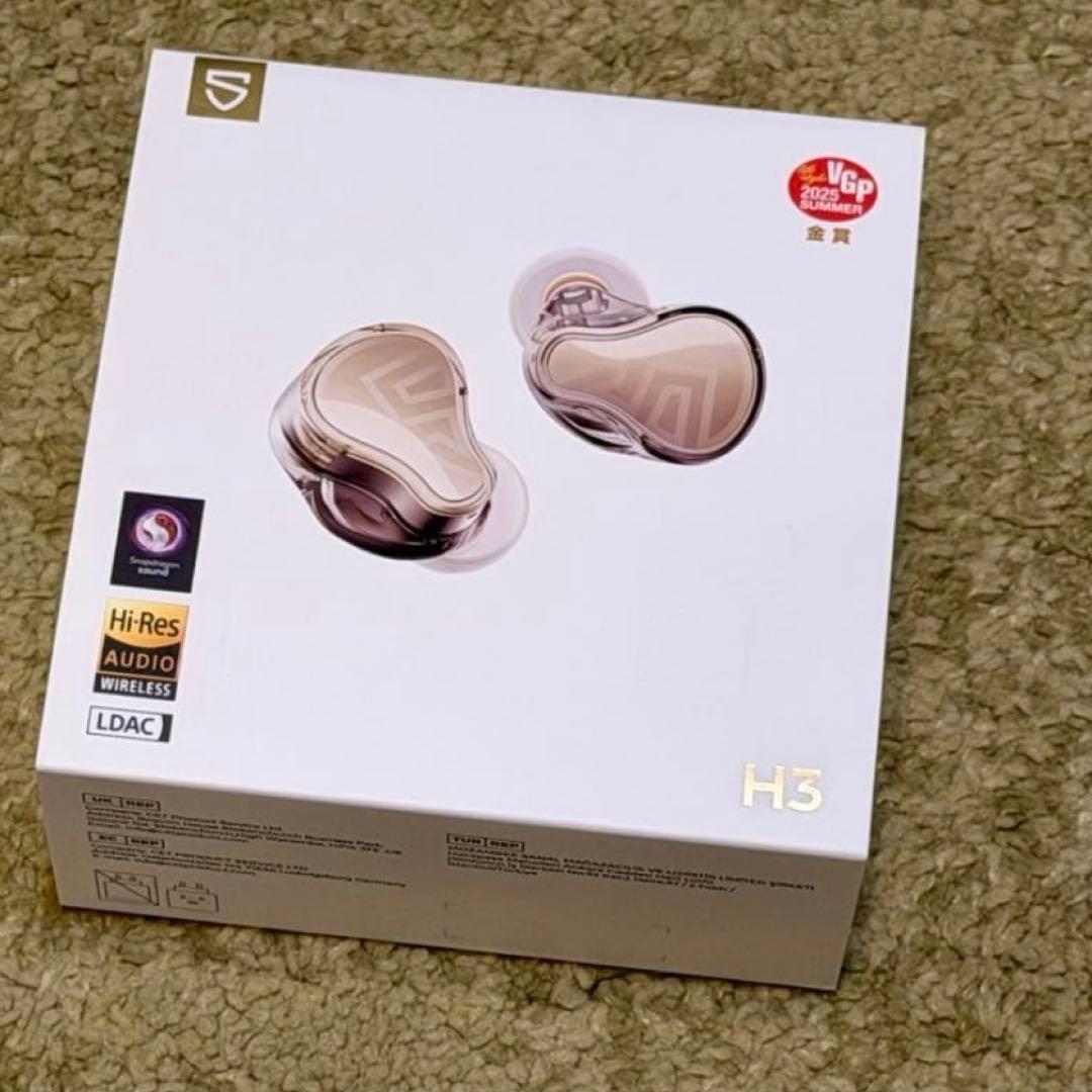早い者勝ち美品 SOUNDPEATS H3 ワイヤレスイヤホン