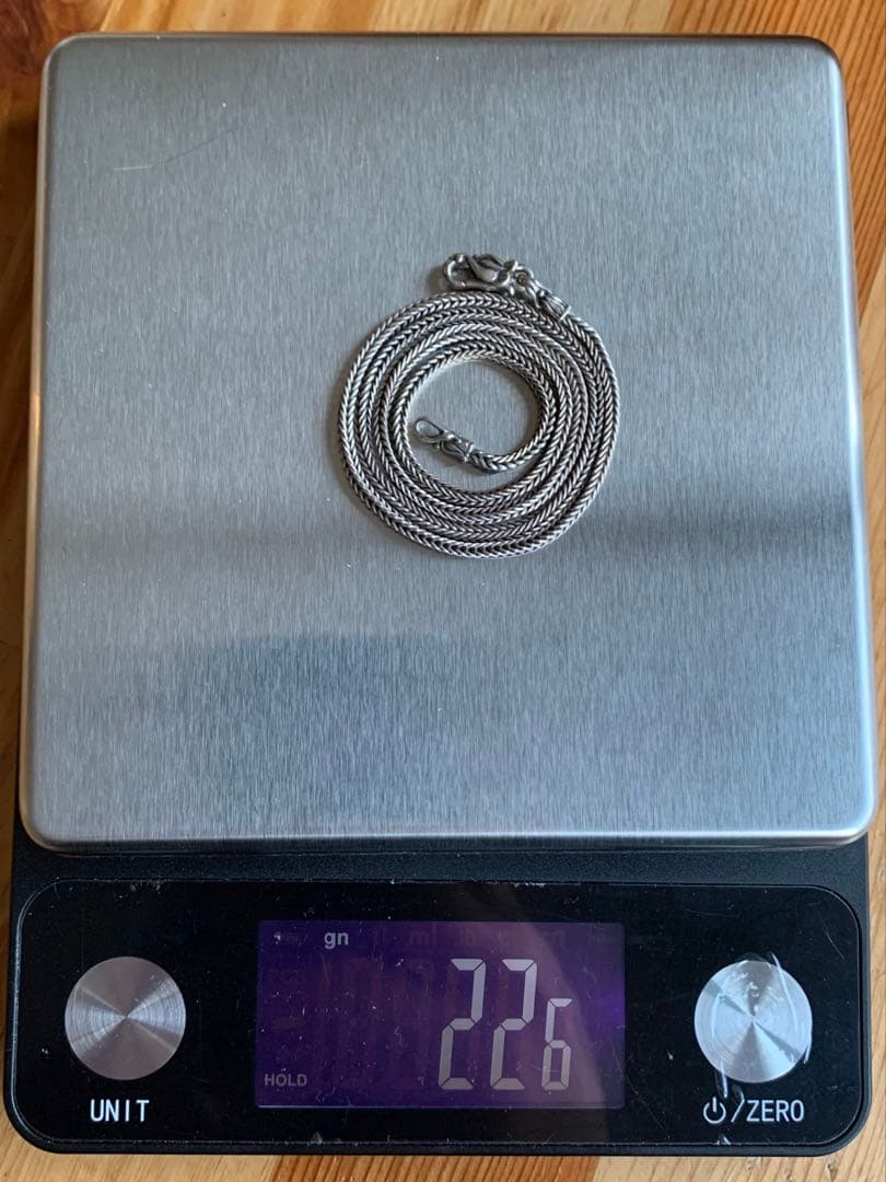 ZOCALO 【初期】 ヘリンボーンネックレス（M）50cm