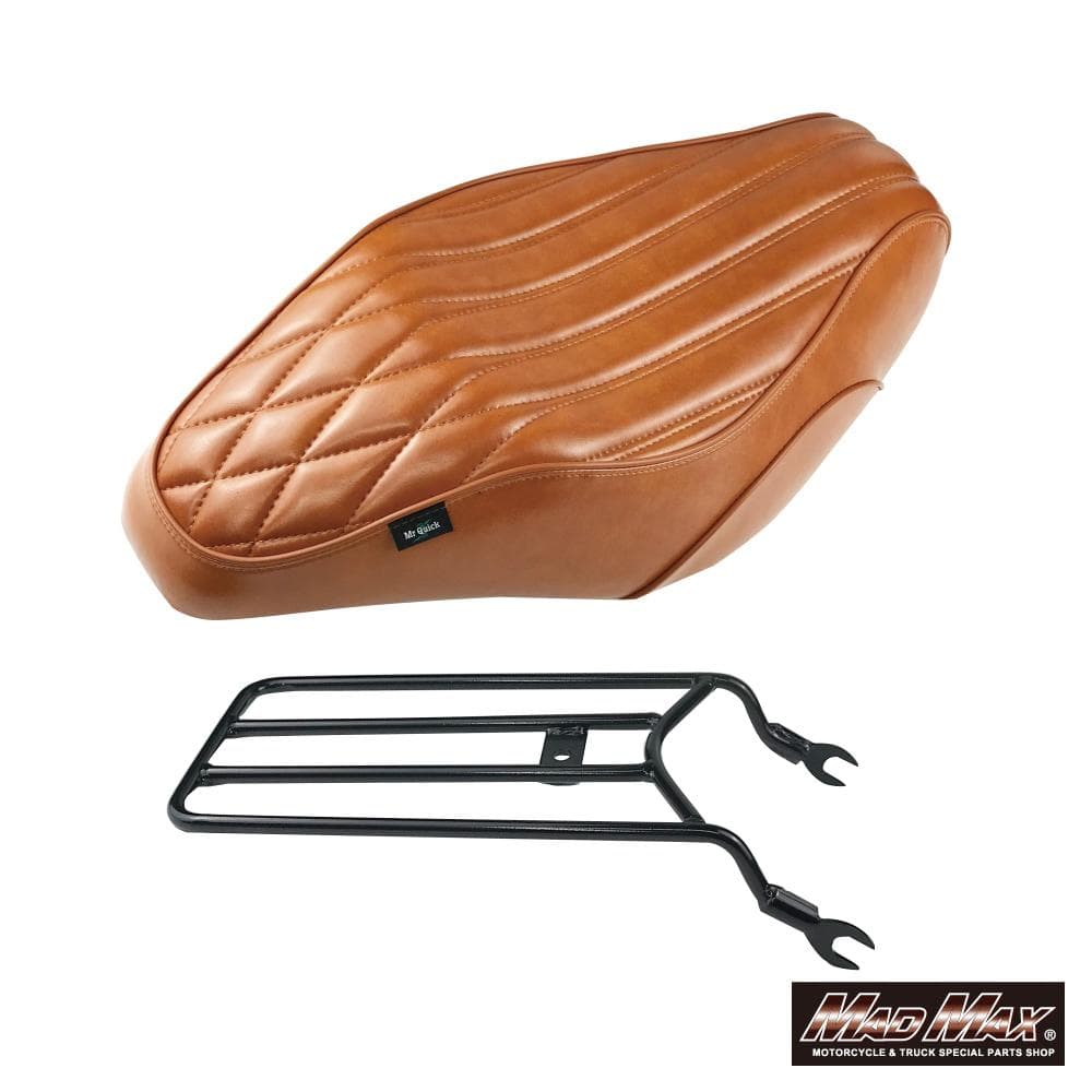 クロスカブ CC110 リアキャリア ロングシート ブラウン セット