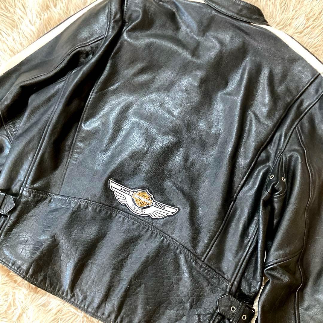 希少　ハーレーダヴィッドソン シングルライダース　L 2003年　100周年記念