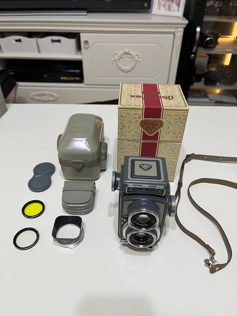 【レア】Rolleiflex 4×4 二眼レフカメラ baby rollei