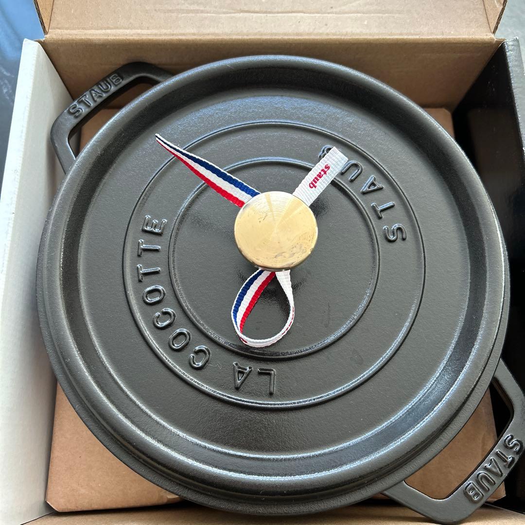 m*o様 ストウブ　鍋　黒　25センチ