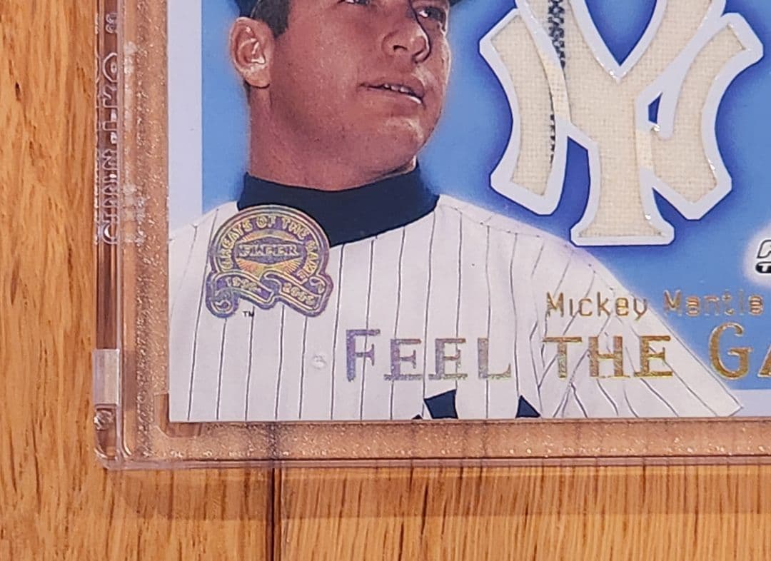スポーツ選手 2000 FLEER Feel The Game Mickey Mantle