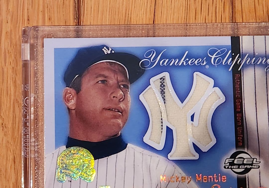 スポーツ選手 2000 FLEER Feel The Game Mickey Mantle