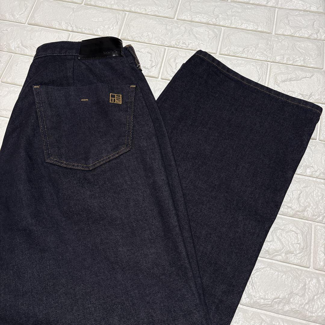 【美品】OHOTORO デニムWide Stitch Jeans short m
