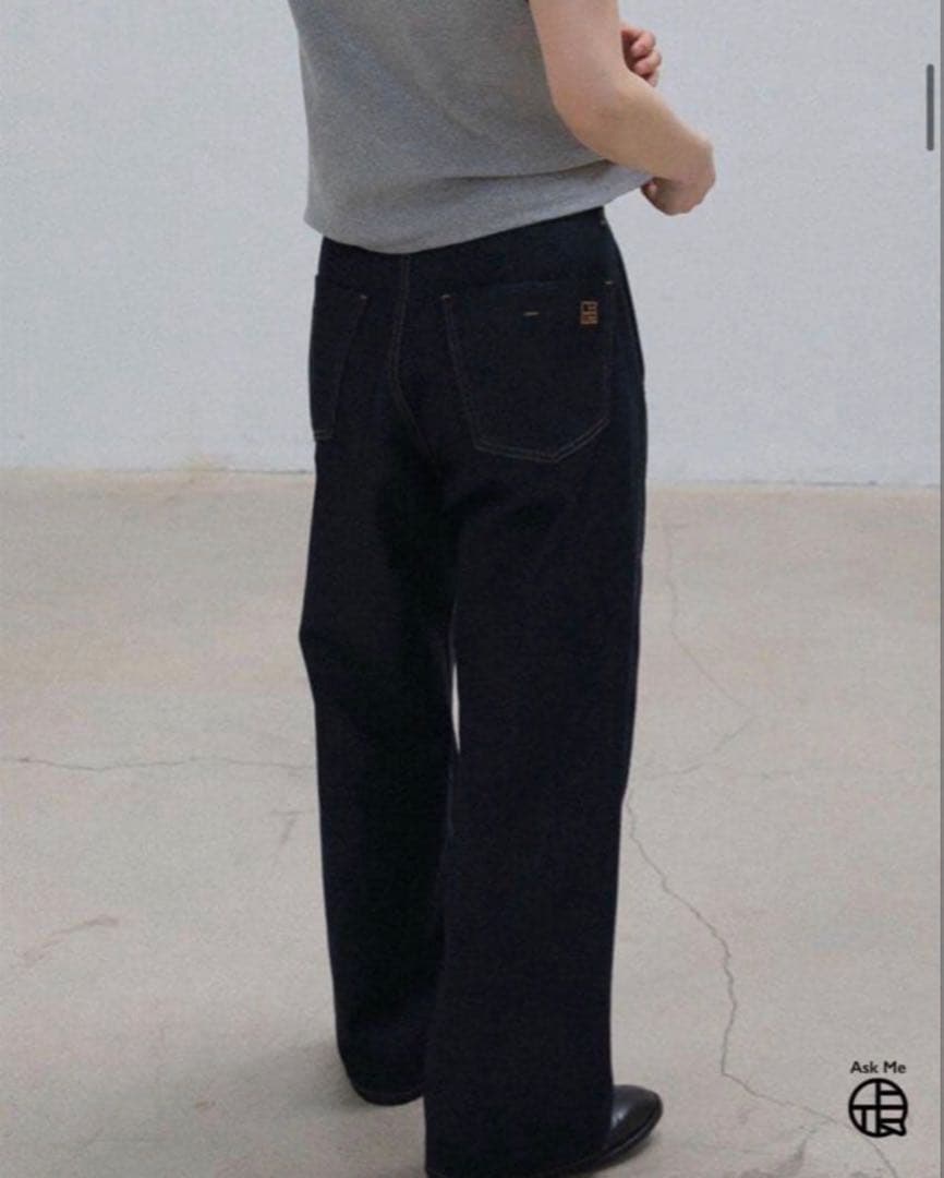 【美品】OHOTORO デニムWide Stitch Jeans short m