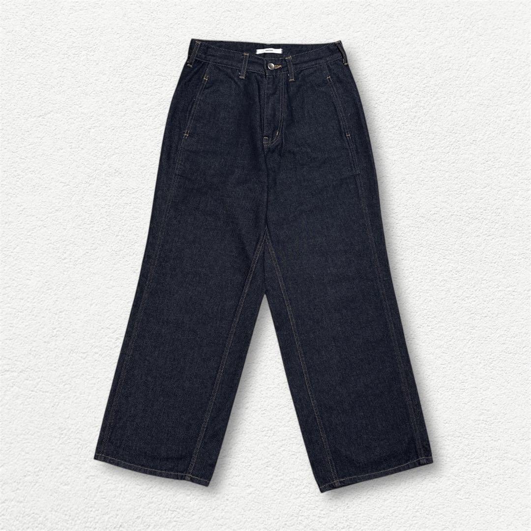 【美品】OHOTORO デニムWide Stitch Jeans short m