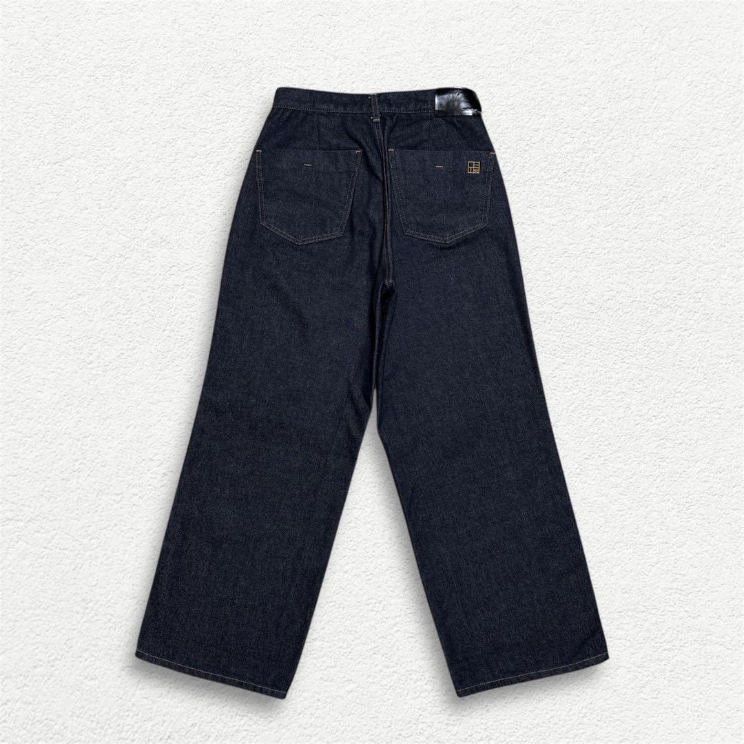 【美品】OHOTORO デニムWide Stitch Jeans short m
