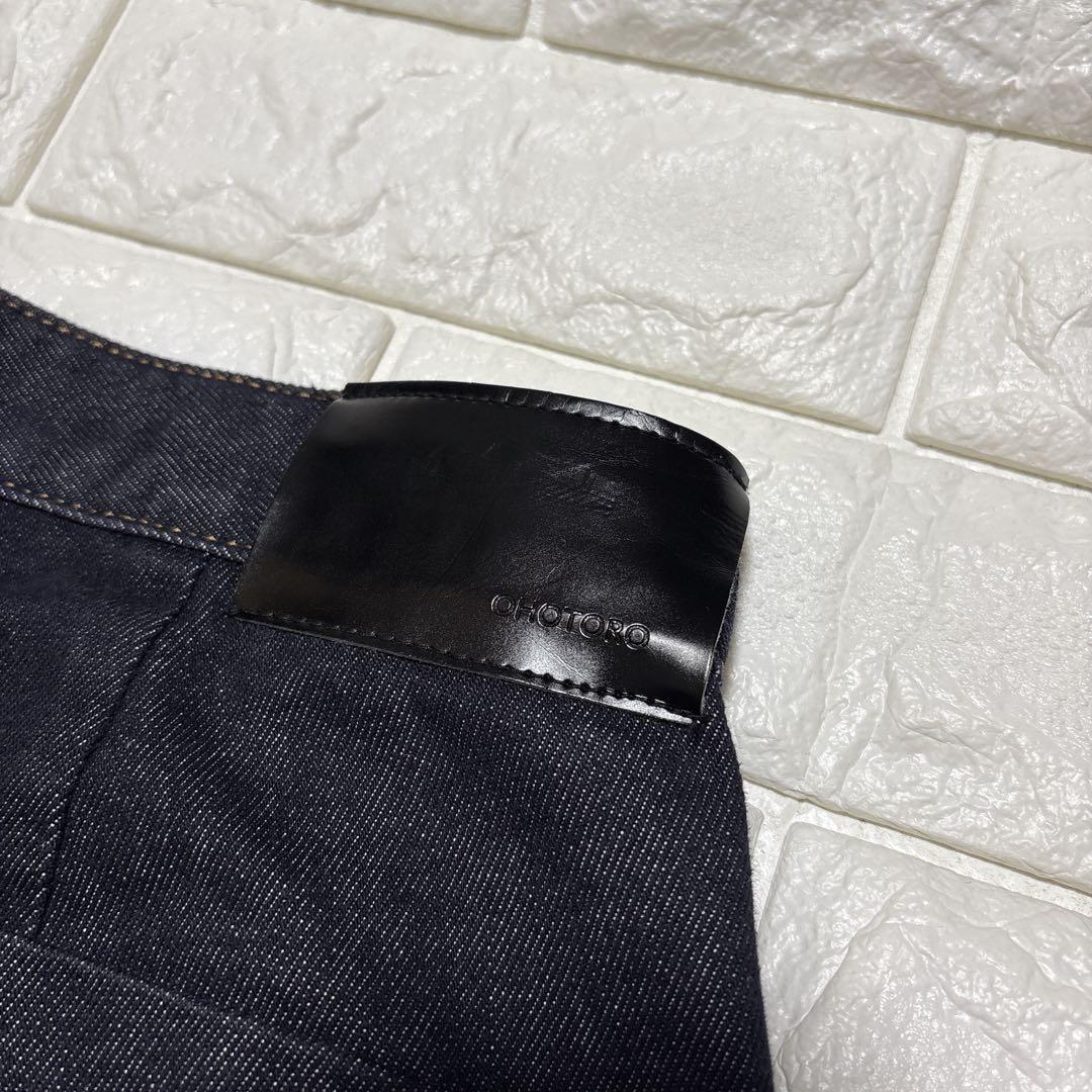 【美品】OHOTORO デニムWide Stitch Jeans short m