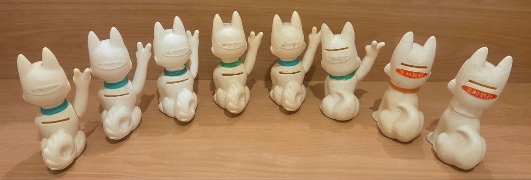 三和銀行 ワンサくん等　ソフビ貯金箱　34体　ノベルティグッズ 2体追加（野球）